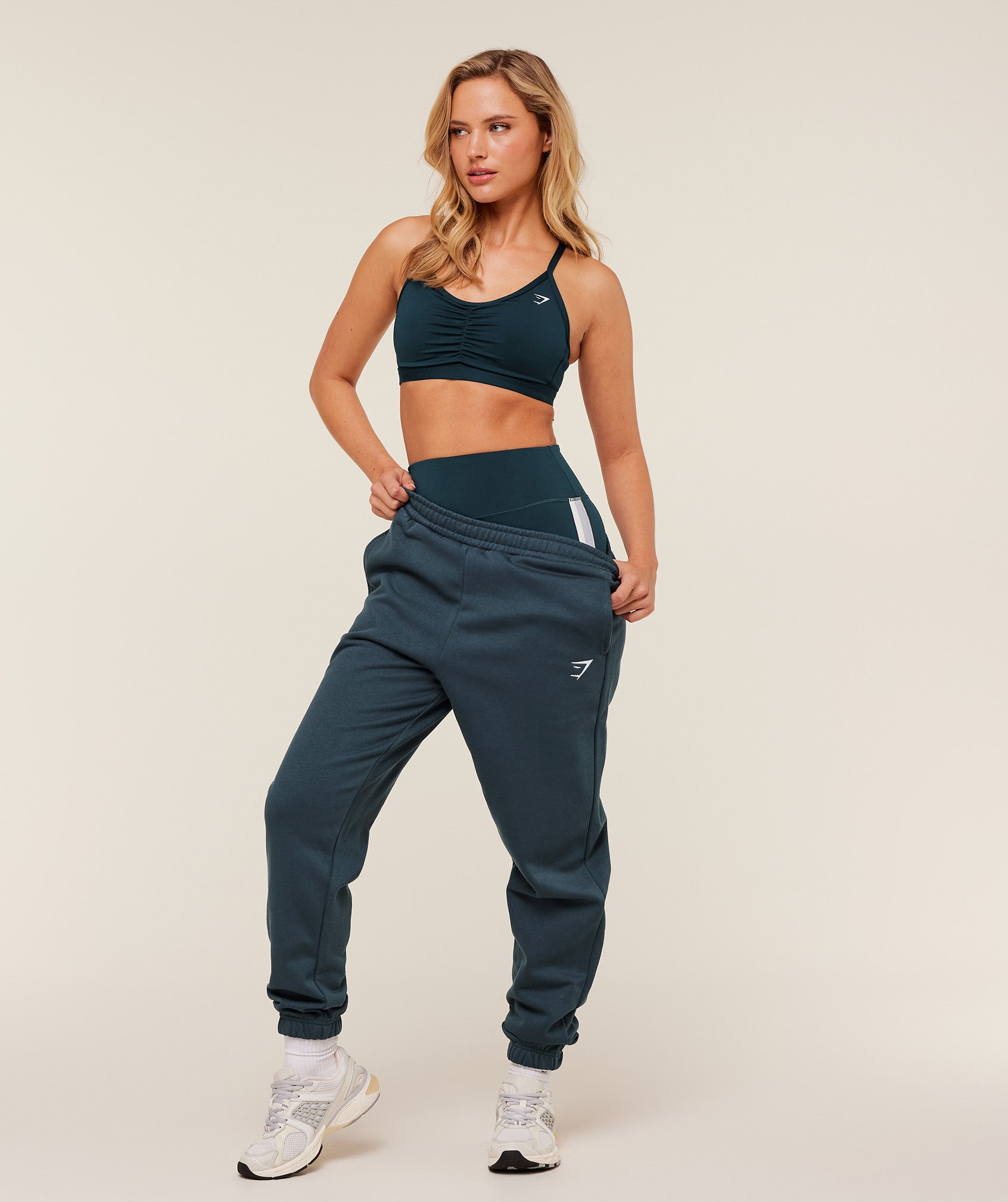 Training Regular Fleece Joggers - GS Stealth Blue — imagem 1
