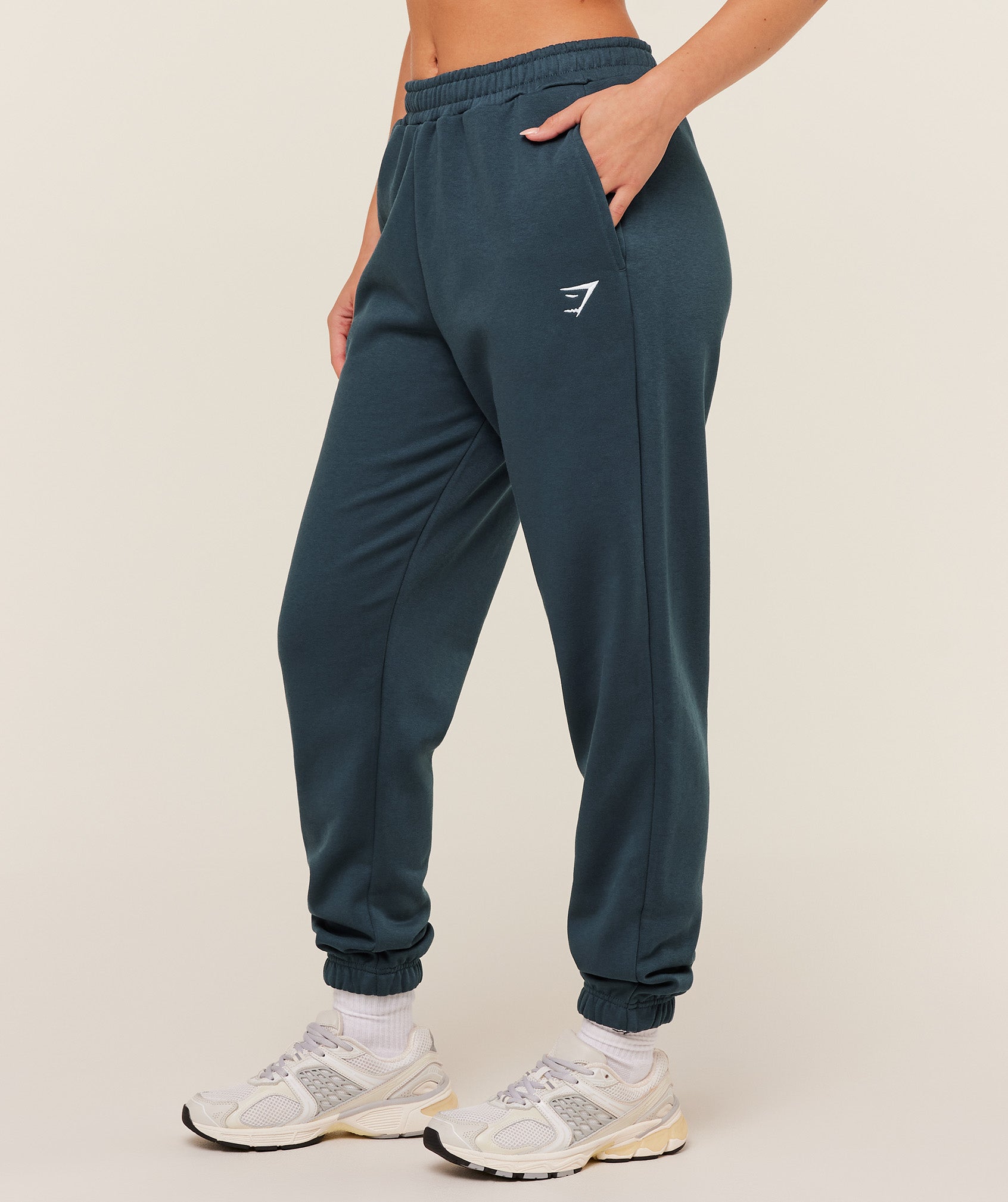 Training Regular Fleece Joggers - GS Stealth Blue — imagem 4