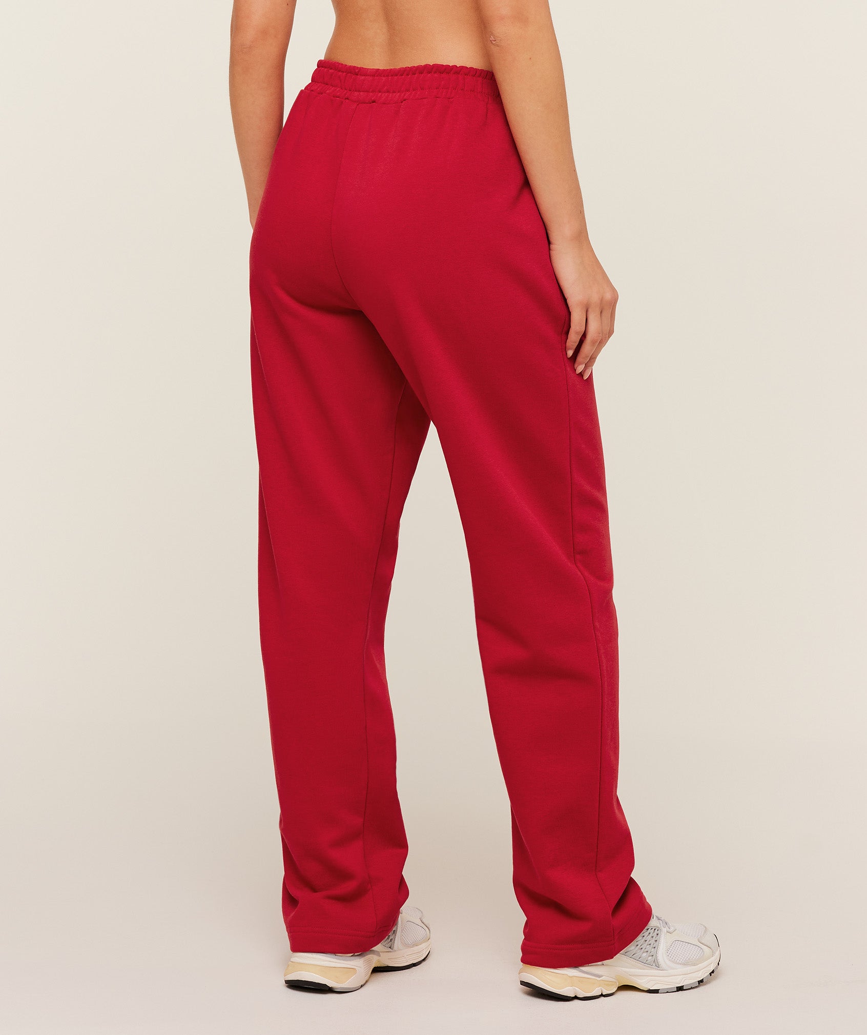 Training Fleece Straight Leg Regular Joggers - Carmine Red — imagem 3