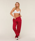 Training Fleece Straight Leg Regular Joggers - Carmine Red — imagem 1