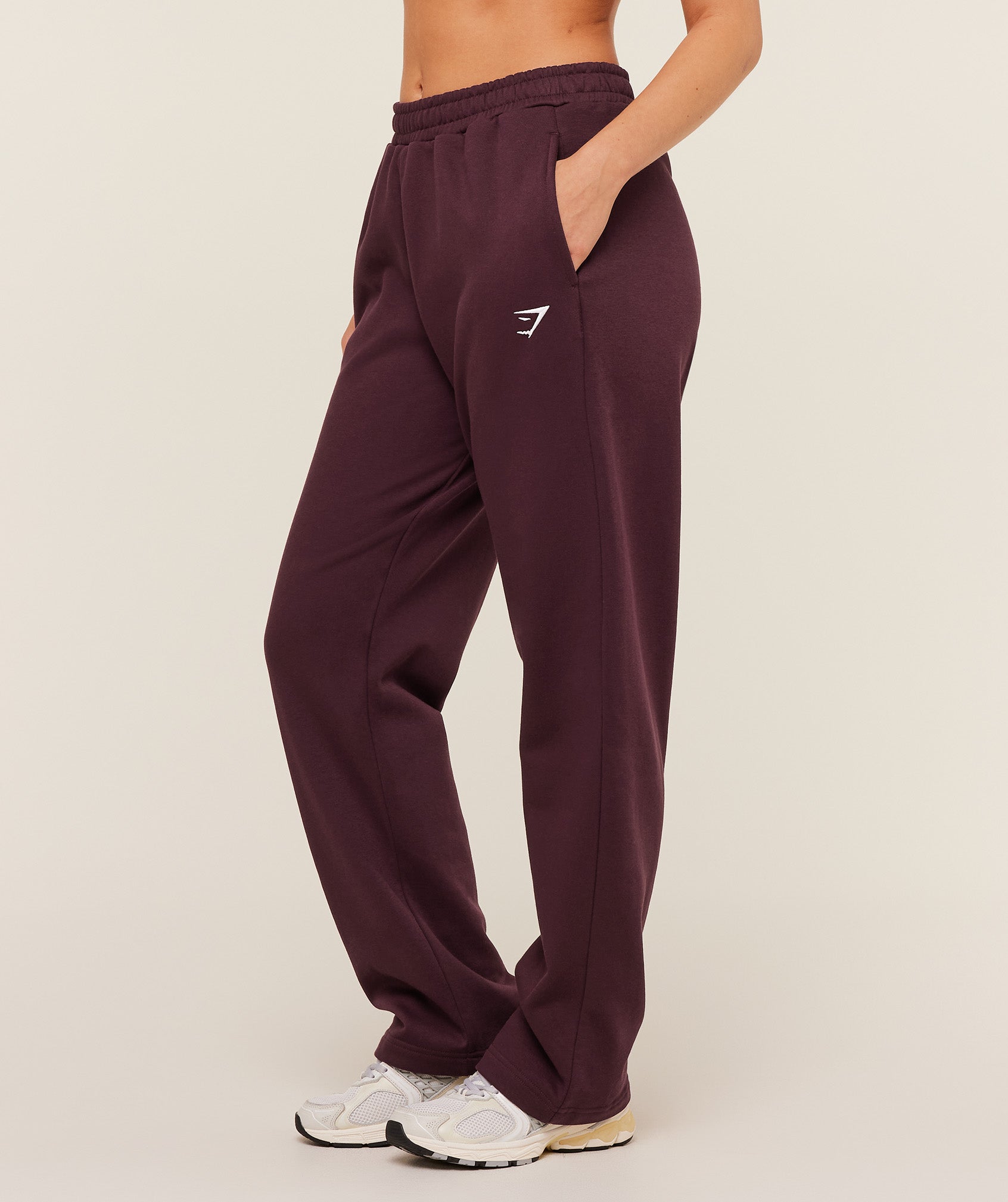 Training Fleece Straight Leg Regular Joggers - GS Cherry Purple — imagem 4