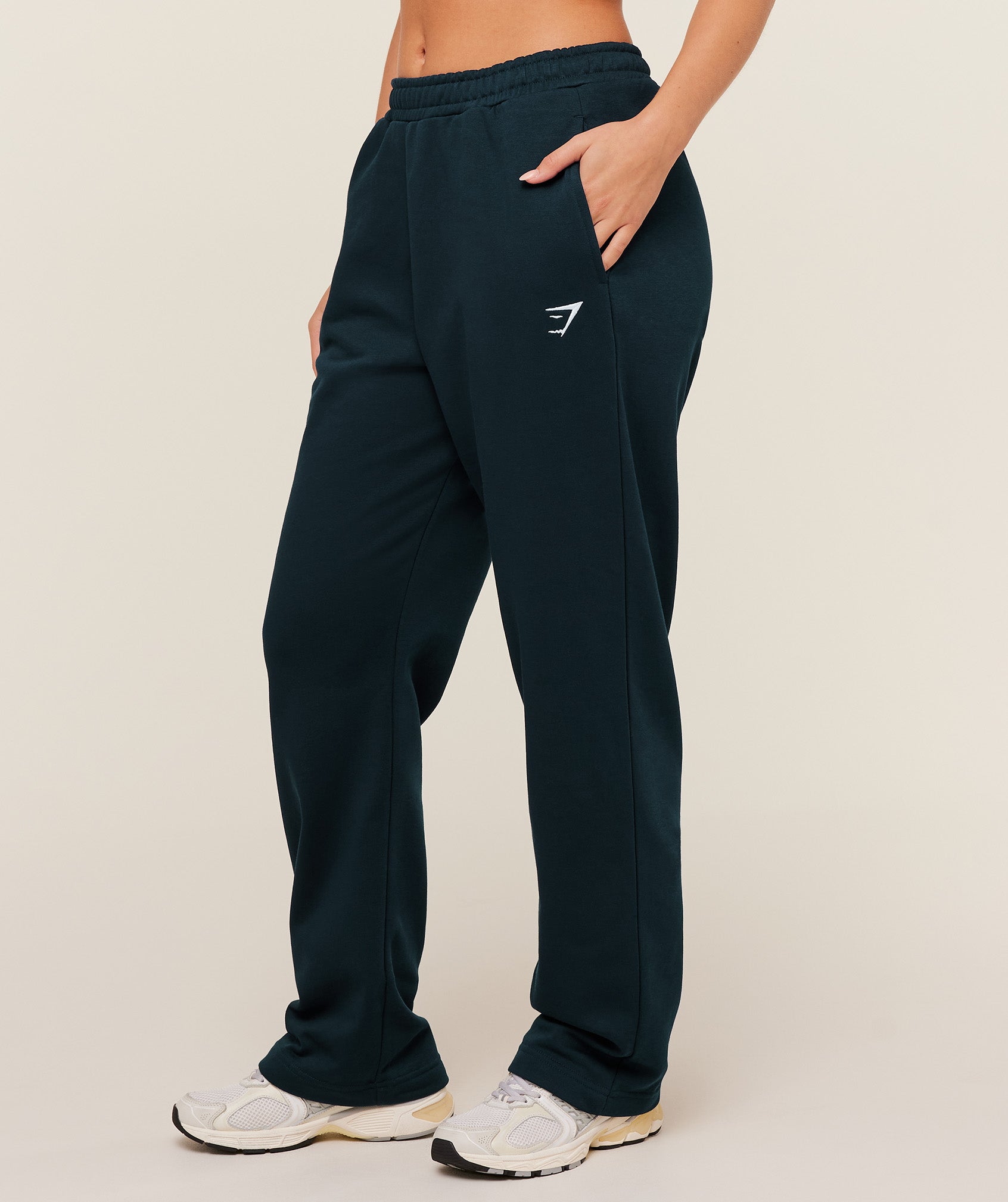 Training Fleece Straight Leg Regular Joggers - Deep Petrol Blue — imagem 4