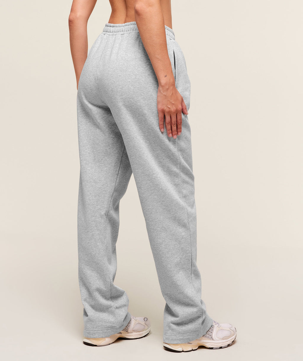 Training Fleece Straight Leg Regular Joggers - Light Grey Core Marl — imagem 3