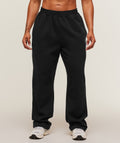 Training Fleece Straight Leg Short Pants - Black — imagem 1