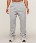 Training Fleece Straight Leg Short Pants - Light Grey Core Marl — imagem 1