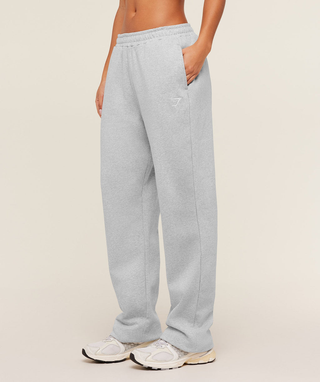 Training Fleece Straight Leg Tall Pants - Light Grey Core Marl — imagem 3