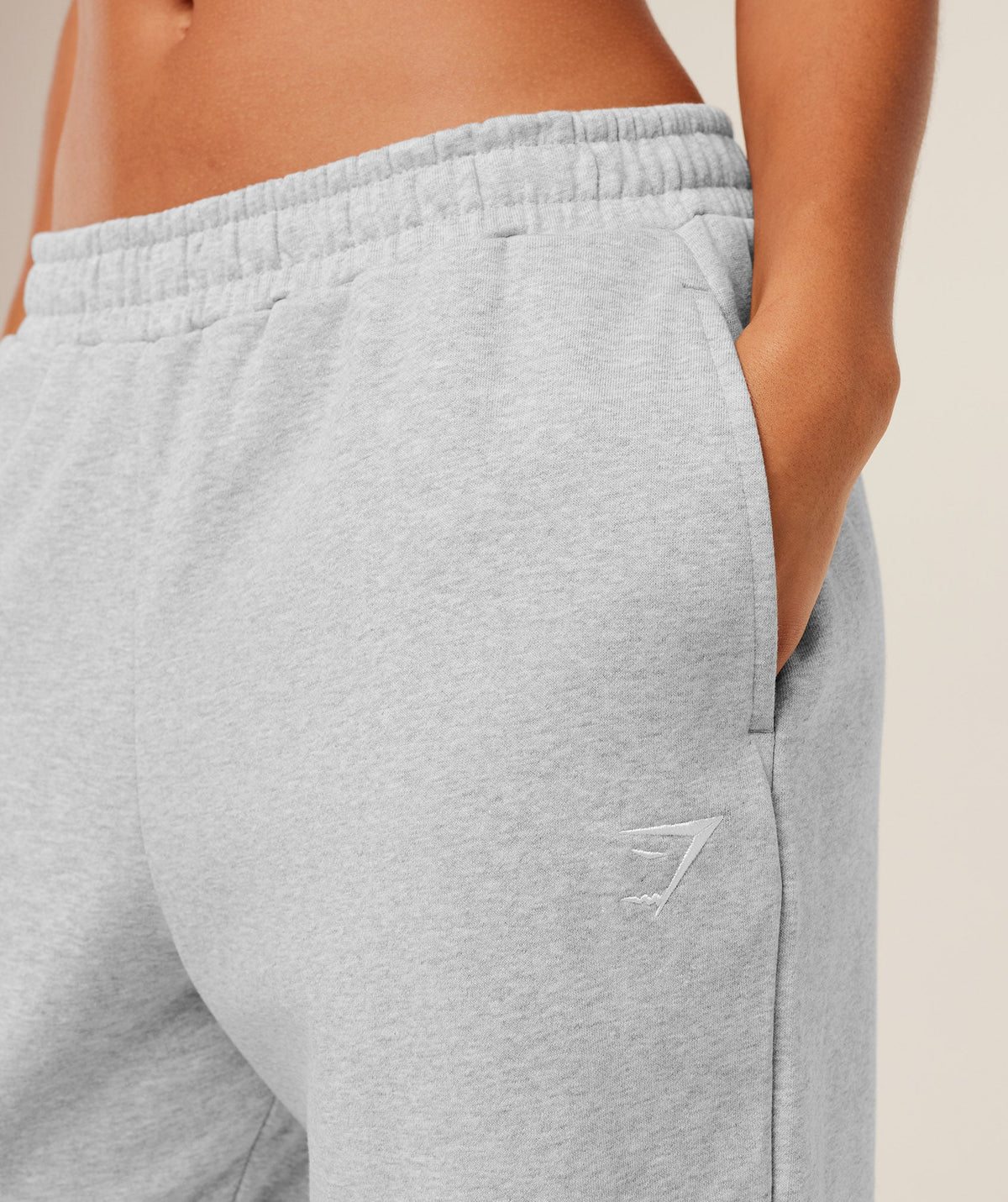 Training Fleece Straight Leg Tall Pants - Light Grey Core Marl — imagem 5