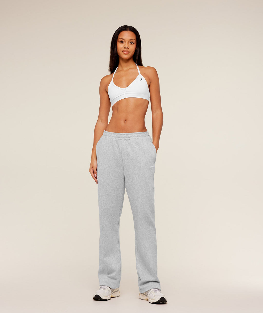 Training Fleece Straight Leg Tall Pants - Light Grey Core Marl — imagem 4