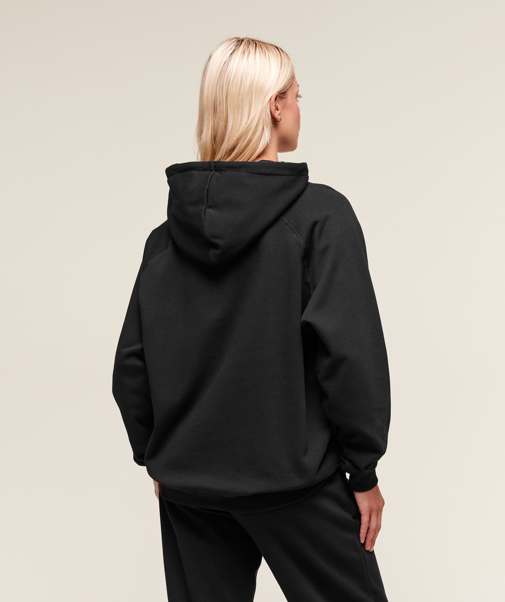 Training Oversized Fleece Hoodie - Black — imagem 2