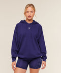 Training Oversized Fleece Hoodie - Indigo Purple — imagem 1