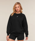 Training Oversized Fleece Sweatshirt - Black — imagem 1