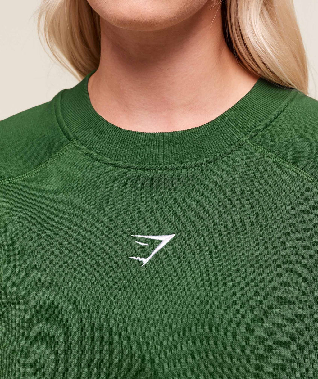 Training Oversized Fleece Sweatshirt - Athletic Green — imagem 5