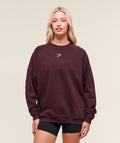 Training Oversized Fleece Sweatshirt - Cherry Purple — imagem 1