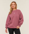 Training Oversized Fleece Sweatshirt - Reset Pink — imagem 1