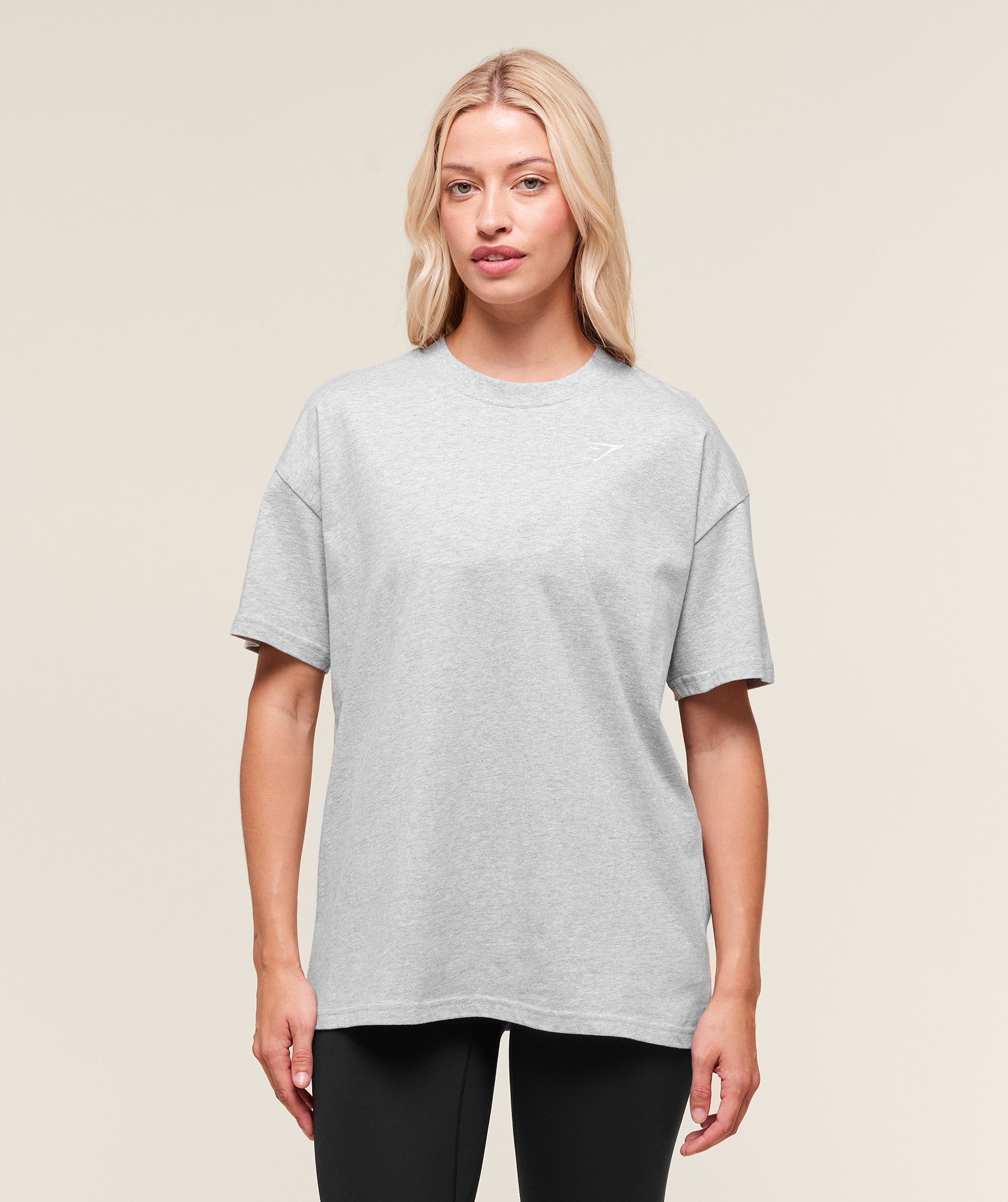 Training Oversized T-Shirt - Light Grey Marl — imagem 1