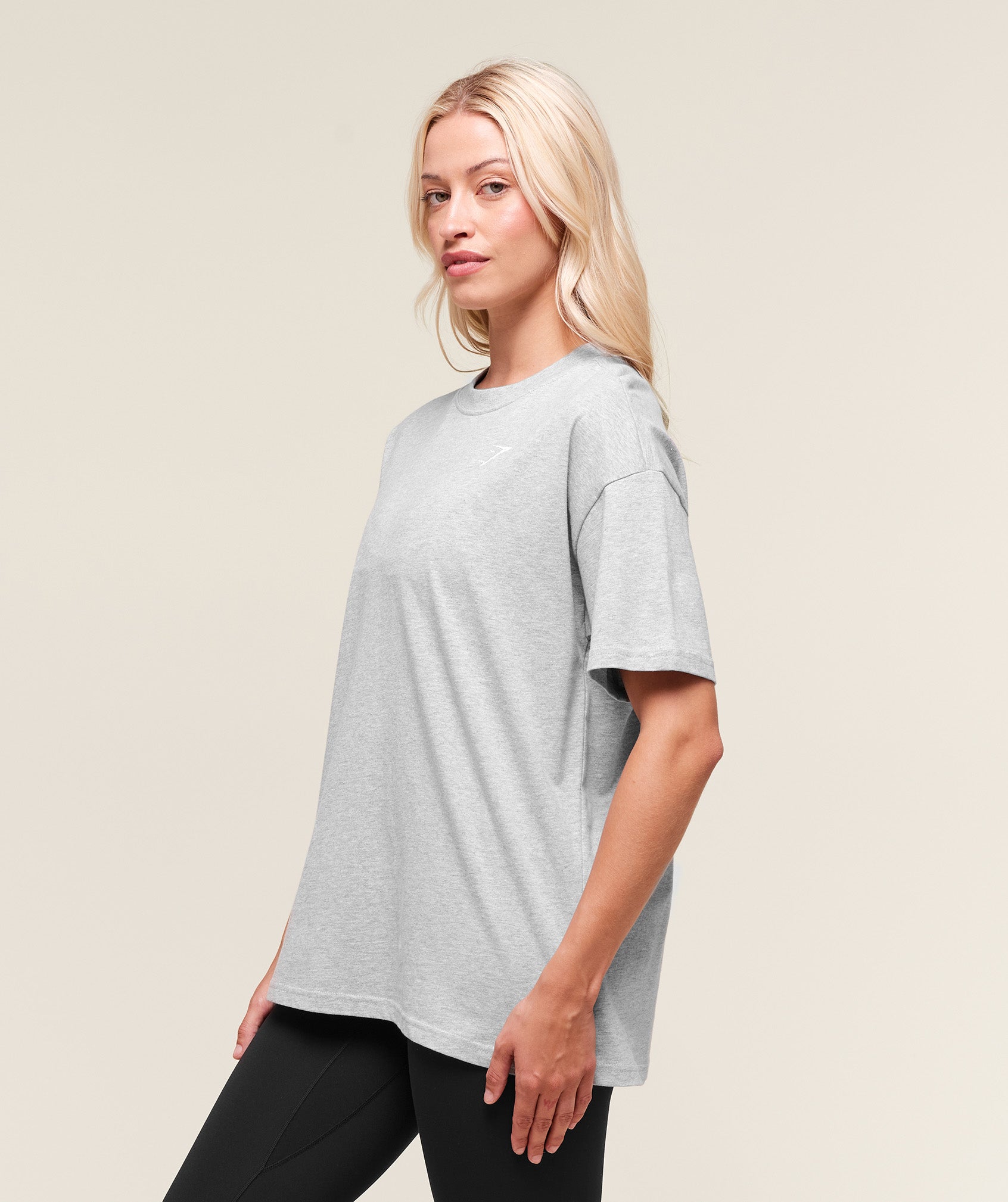 Training Oversized T-Shirt - Light Grey Marl — imagem 3
