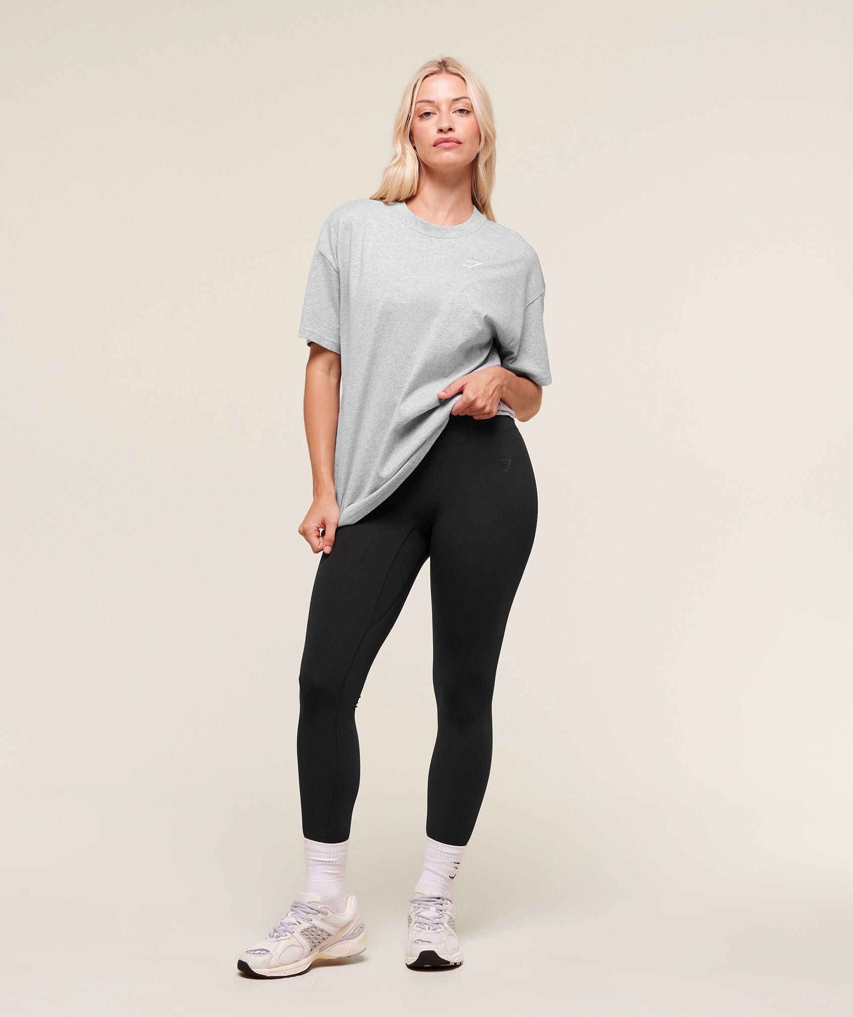 Training Oversized T-Shirt - Light Grey Marl — imagem 4