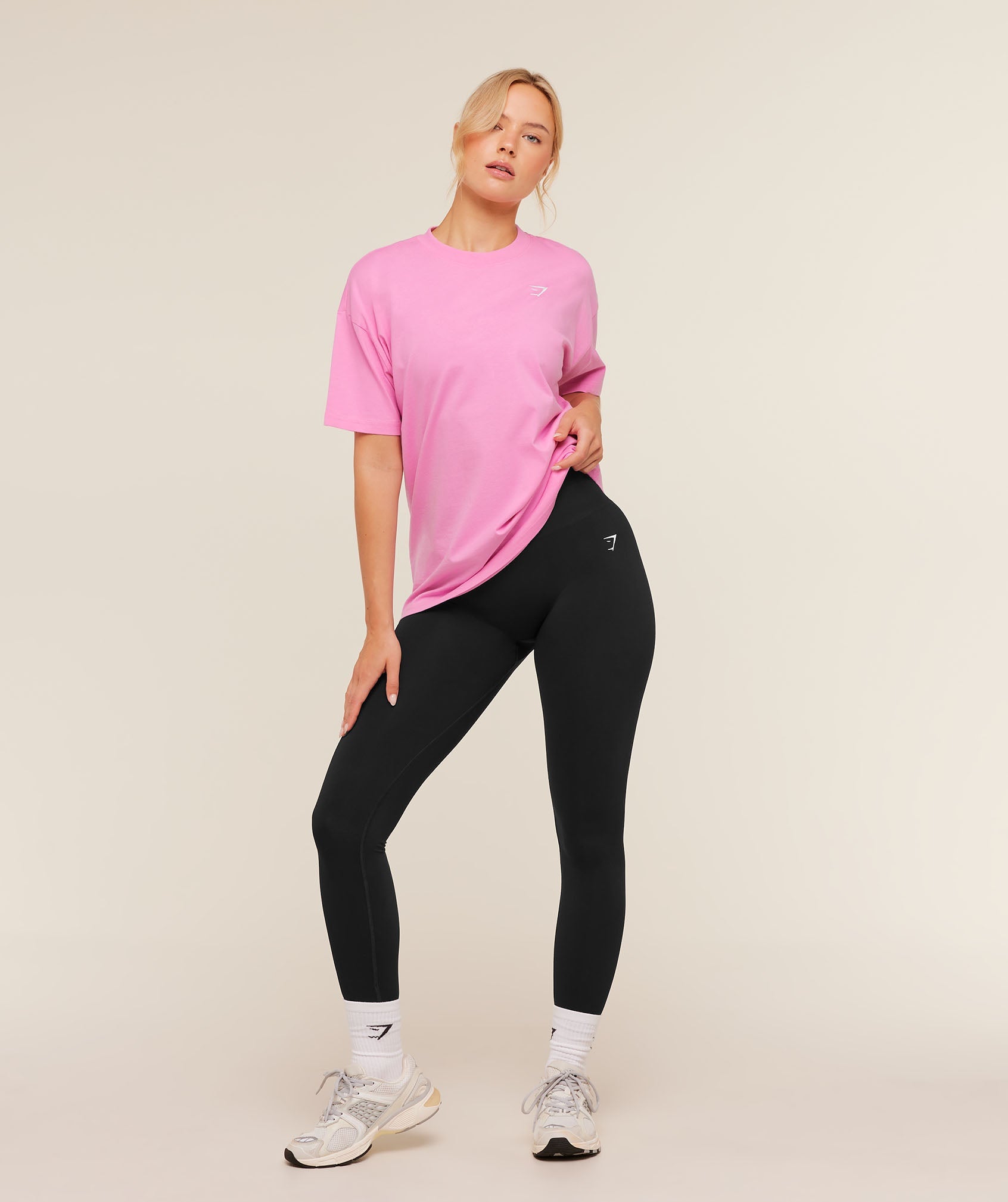 Training Oversized T-Shirt - Focus Pink — imagem 4