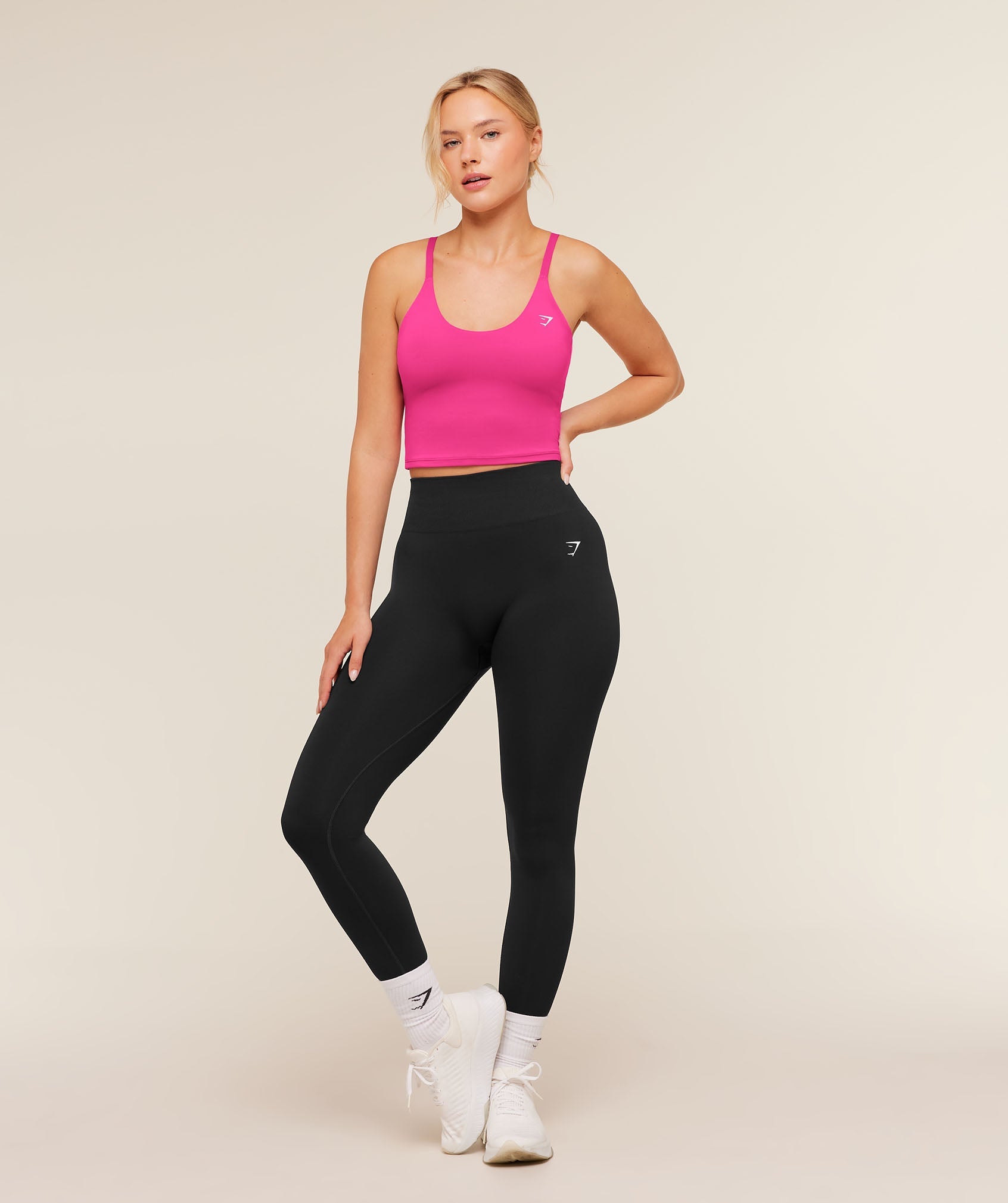 Training Cami Tank With Shelf - Super-Set Pink — imagem 4