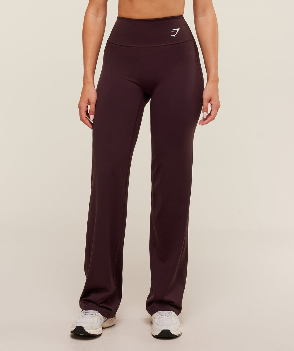 Training Straight Leg Regular Leggings - Cherry Purple — imagem 1