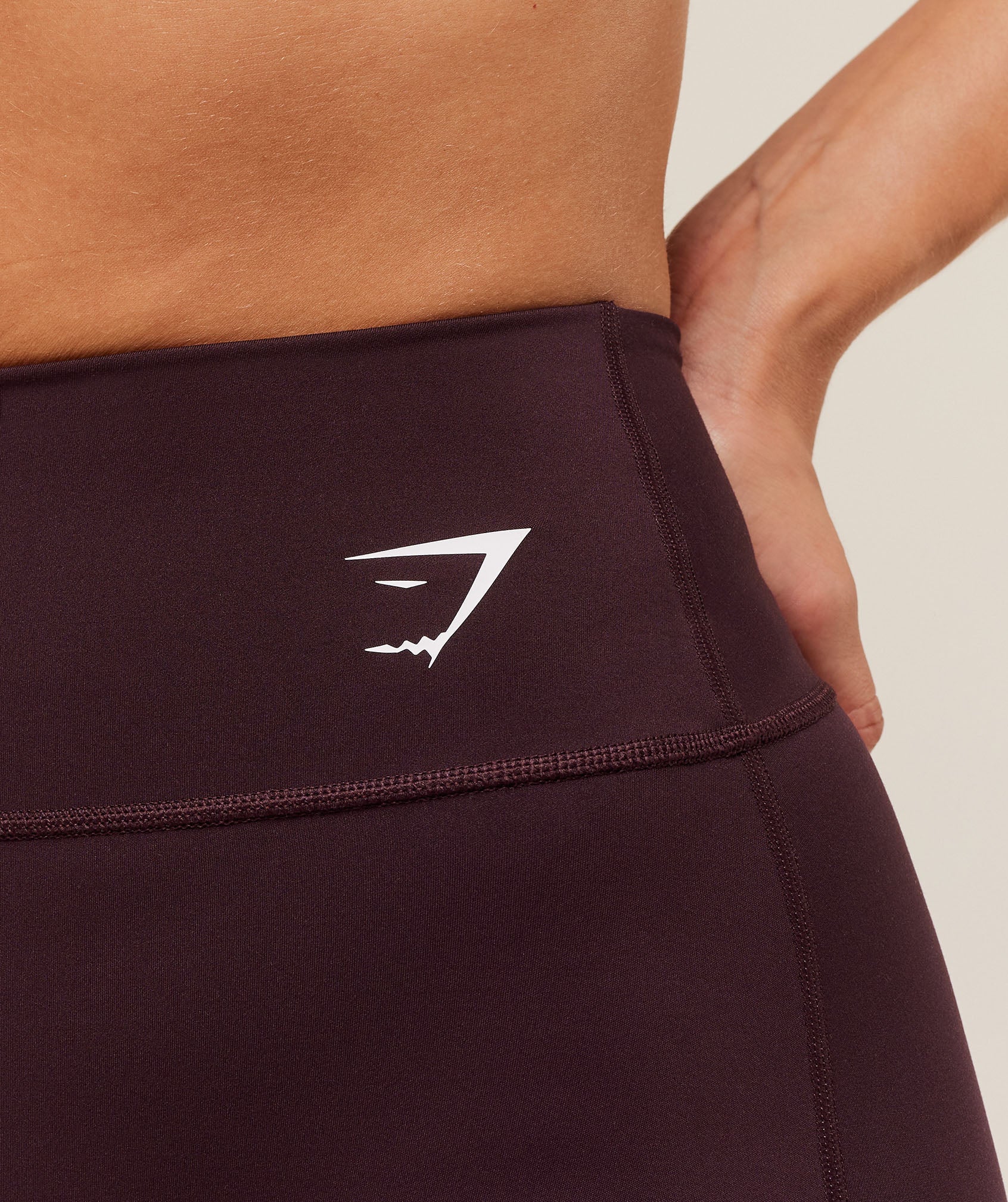 Training Straight Leg Regular Leggings - Cherry Purple — imagem 5