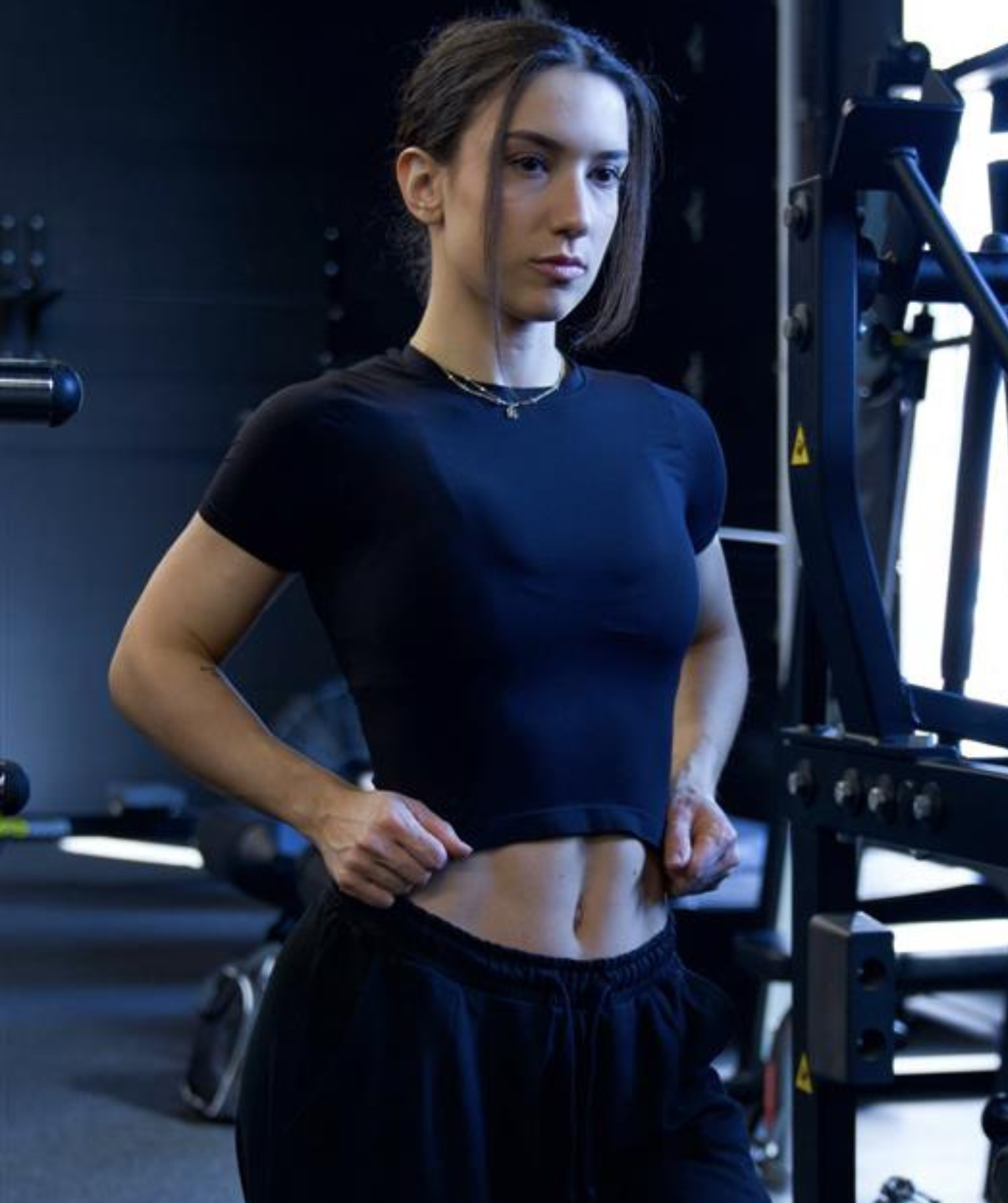 FeatherForm Short Sleeve T-Shirt - Black — imagem 8