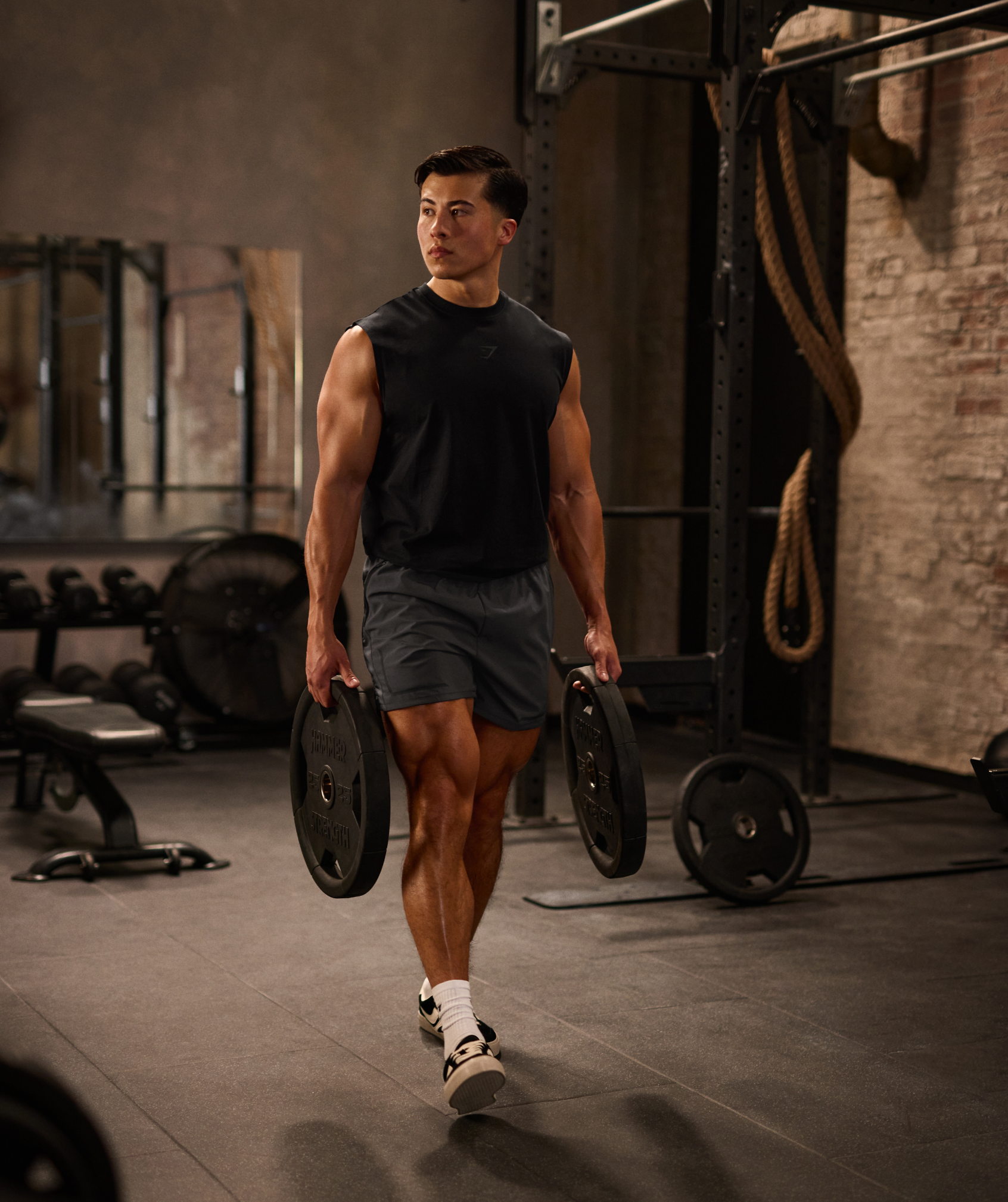 Power Cut Off Tank - Black/Asphalt Grey — imagem 4