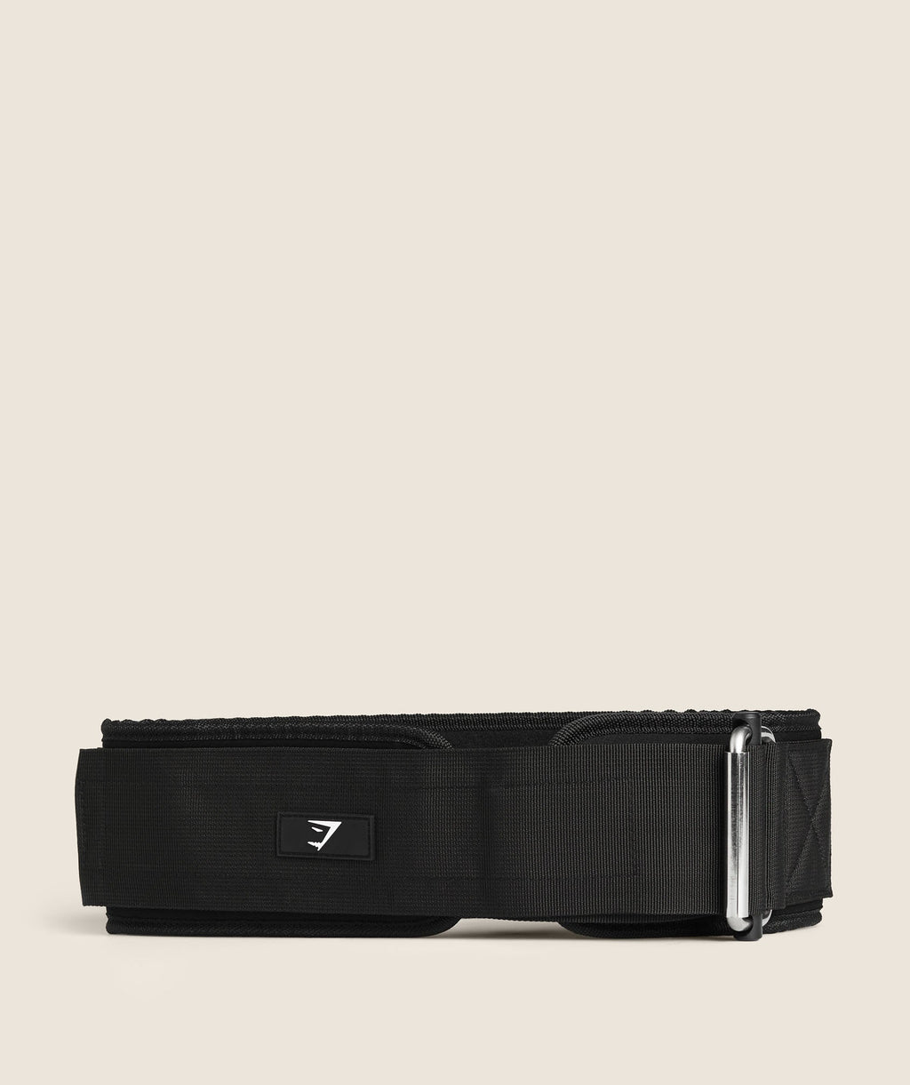 Velcro Weightlifting Belt - Black — imagem 2