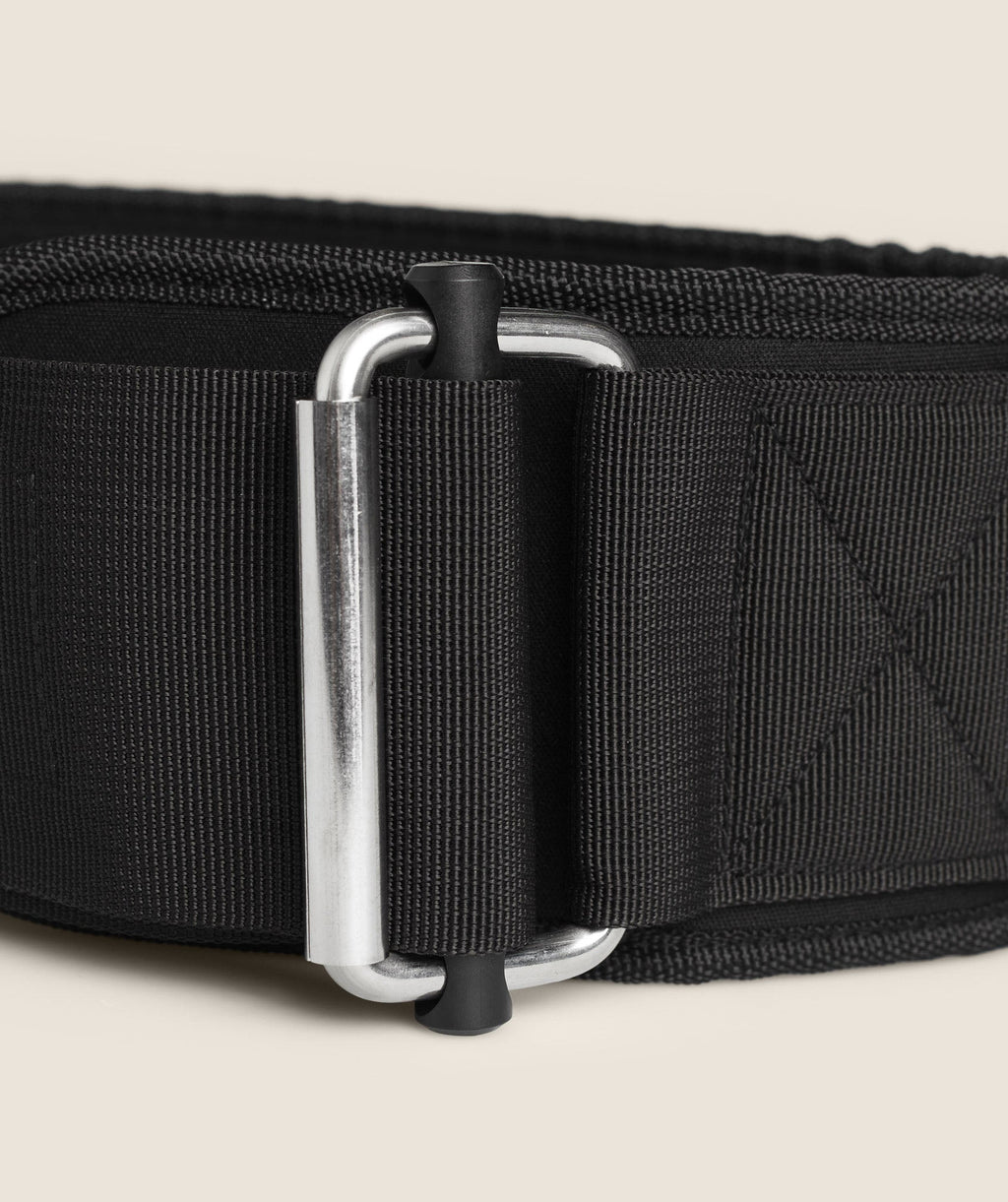 Velcro Weightlifting Belt - Black — imagem 3