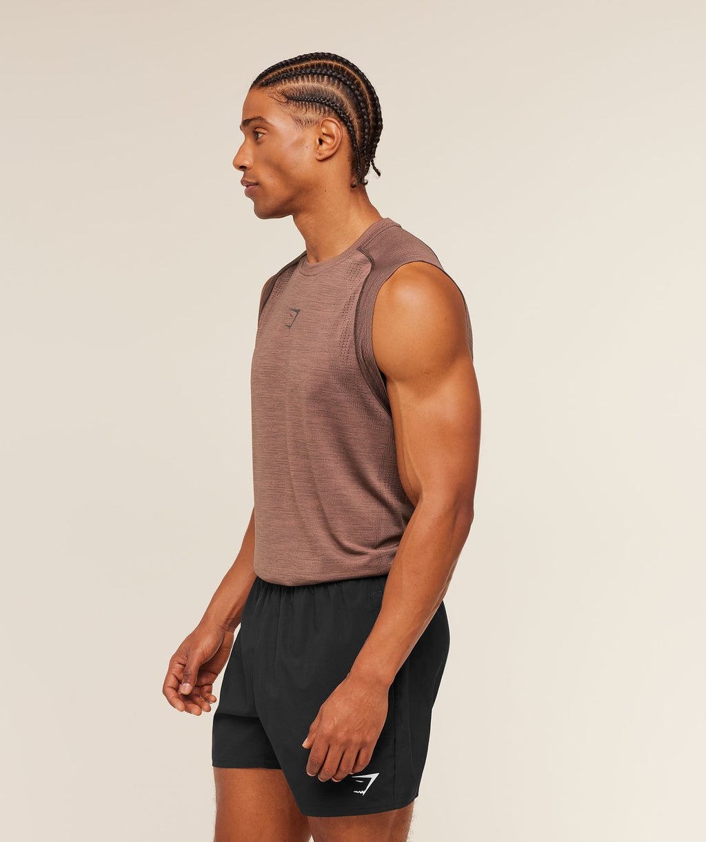 Versatile Seamless Tank - Taupe Brown/Cool Brown — imagem 3