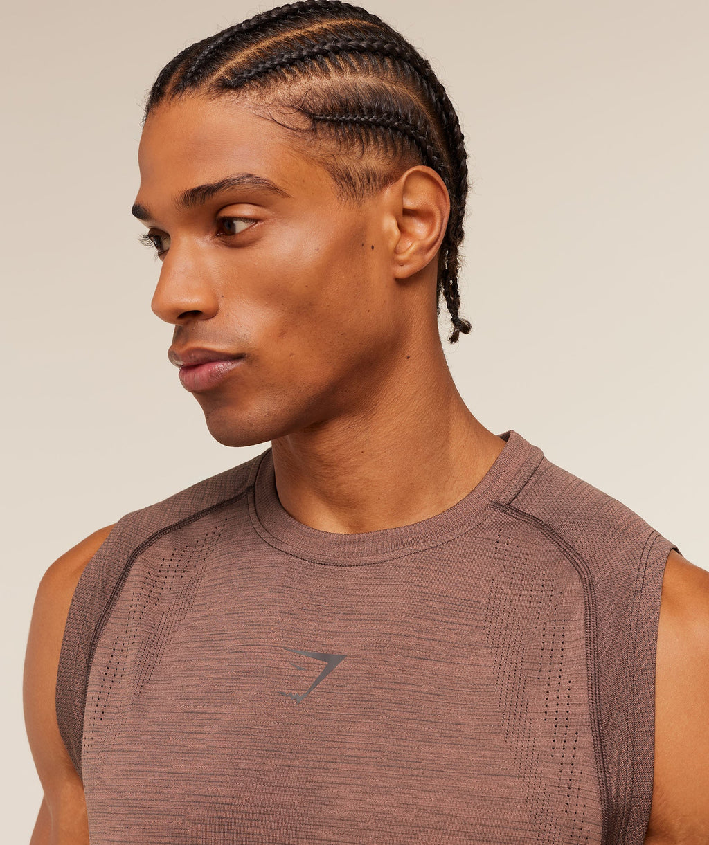Versatile Seamless Tank - Taupe Brown/Cool Brown — imagem 5