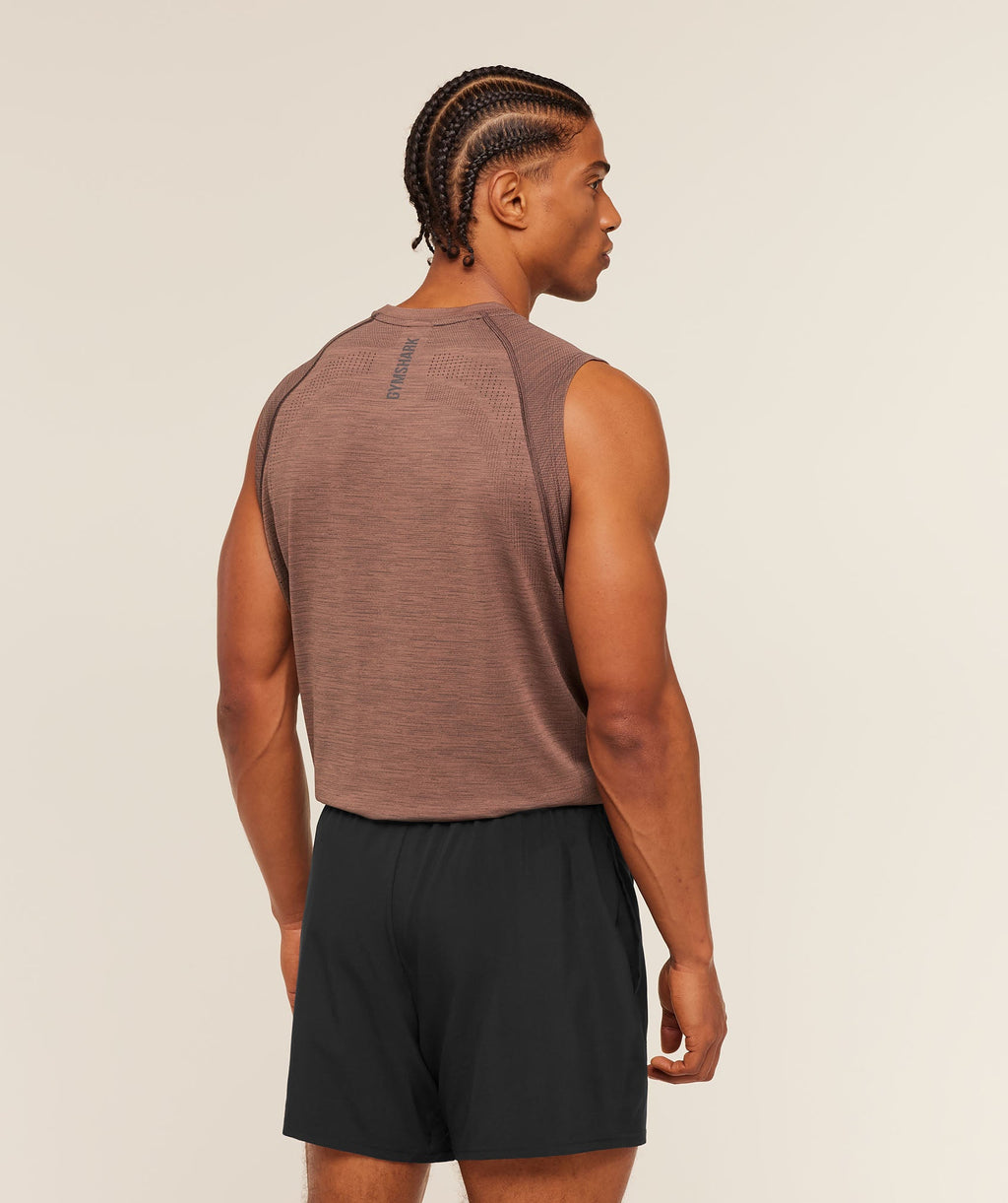 Versatile Seamless Tank - Taupe Brown/Cool Brown — imagem 2