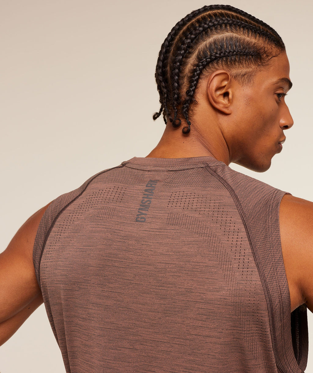 Versatile Seamless Tank - Taupe Brown/Cool Brown — imagem 6