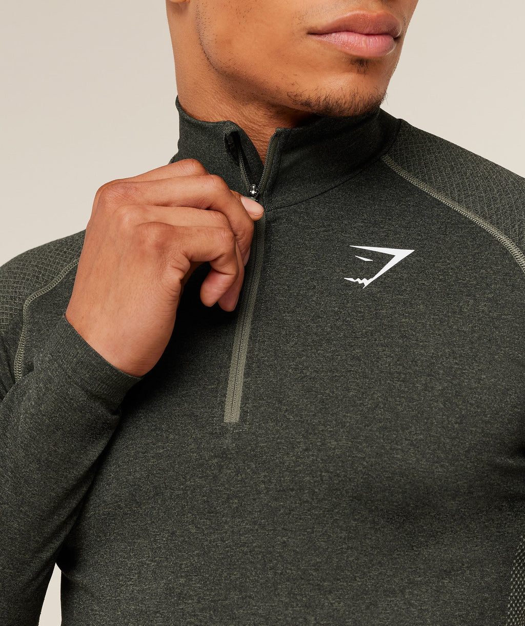 Vital 1/4 Zip - Core Olive/Black — imagem 5