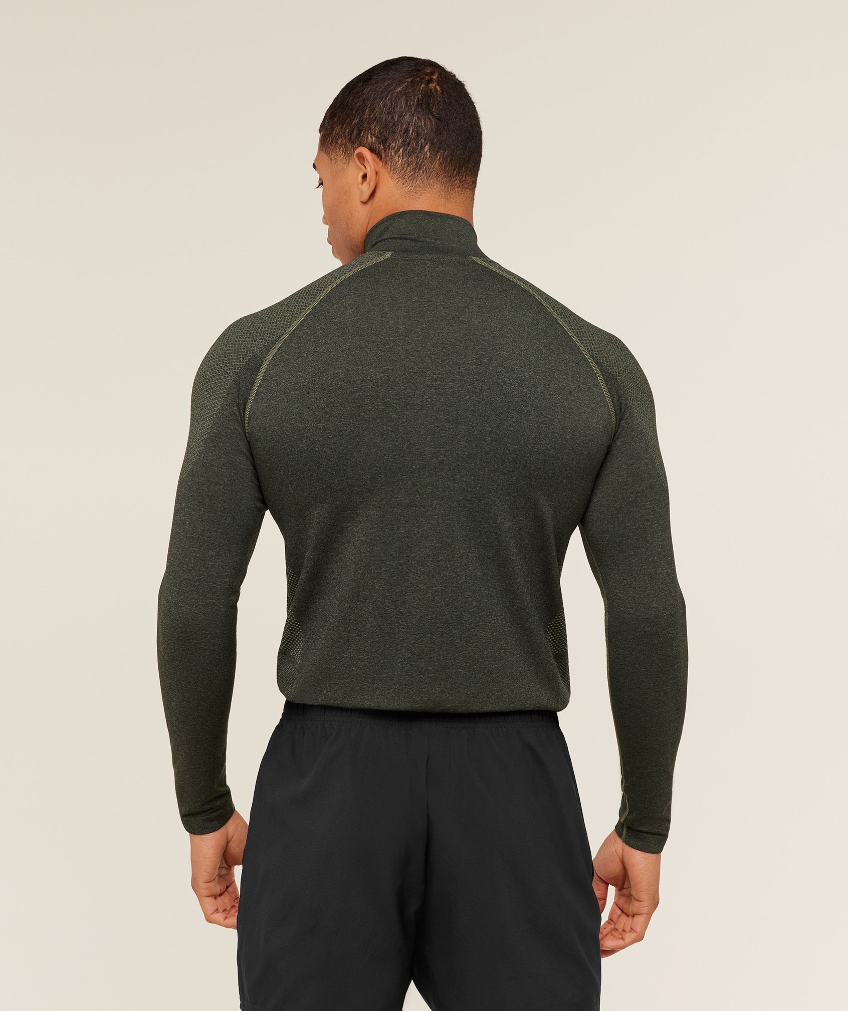 Vital 1/4 Zip - Core Olive/Black — imagem 2
