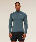 Vital 1/4 Zip - Iron Blue /  Stealth Blue — imagem 1