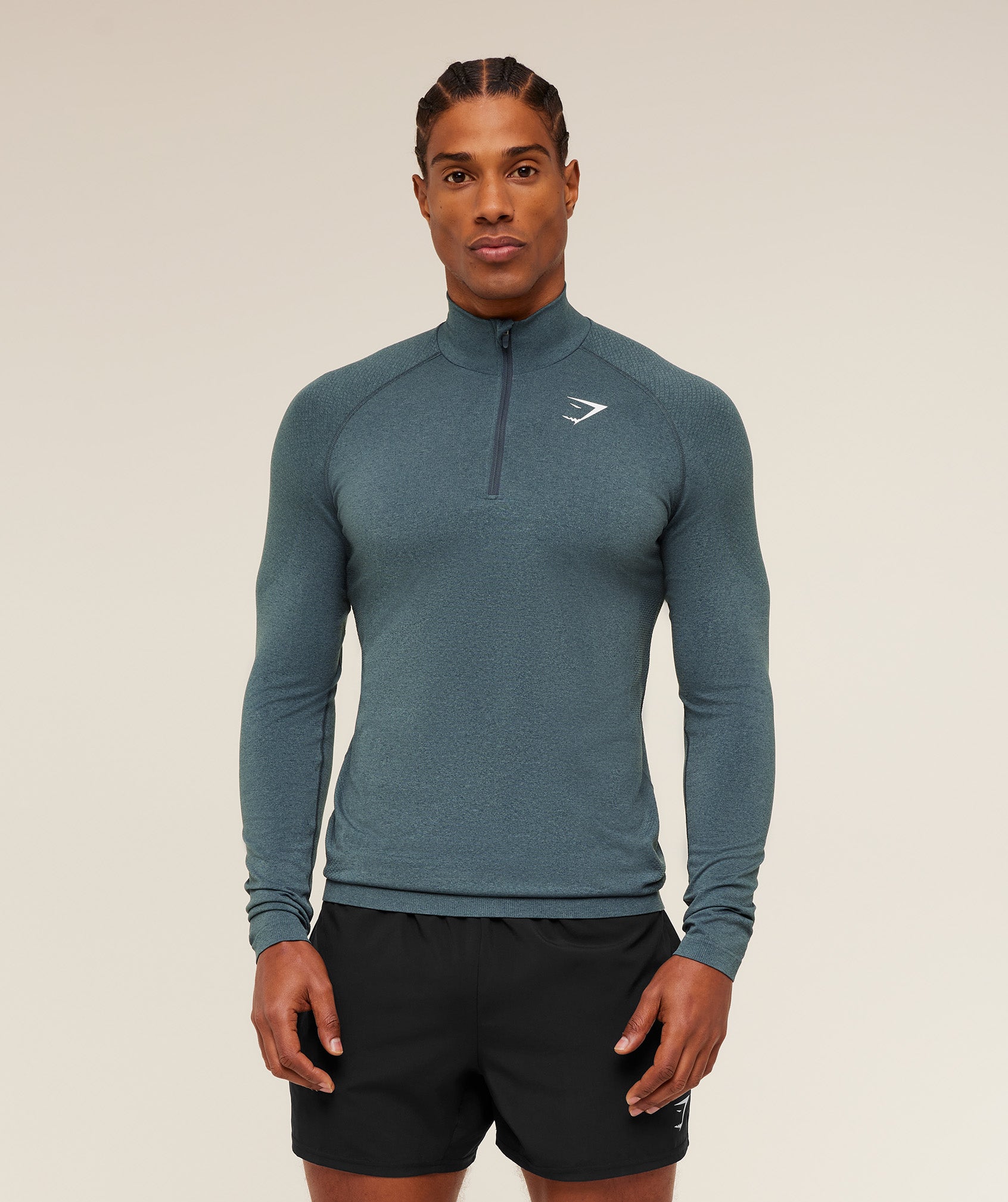 Vital 1/4 Zip - Iron Blue /  Stealth Blue — imagem 1