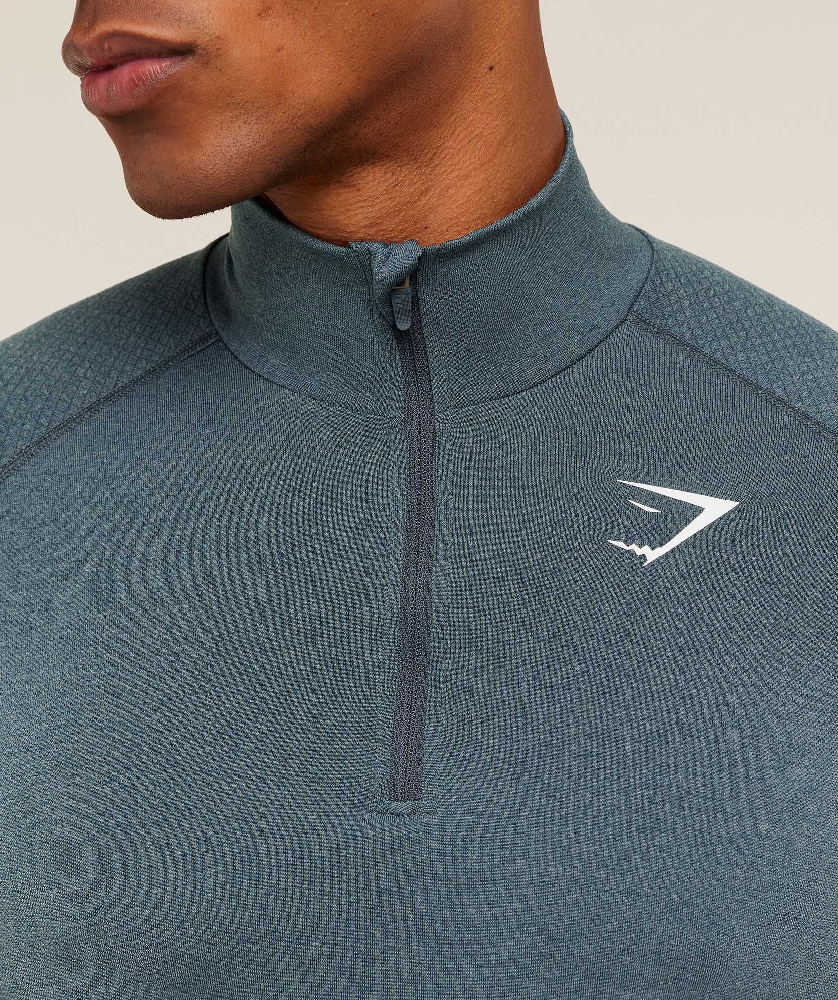 Vital 1/4 Zip - Iron Blue /  Stealth Blue — imagem 5