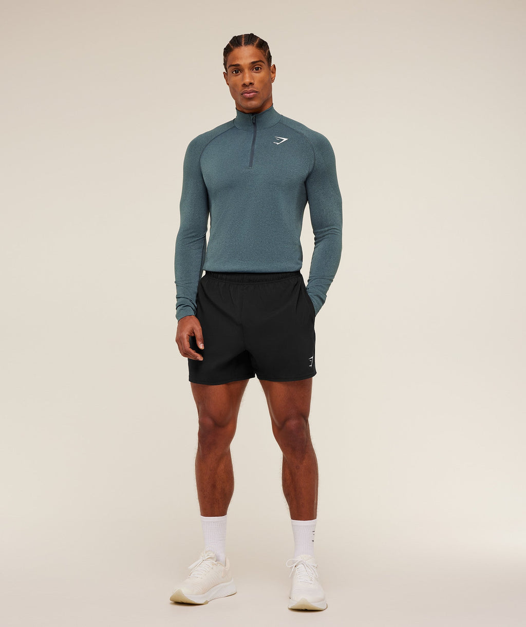 Vital 1/4 Zip - Iron Blue /  Stealth Blue — imagem 6