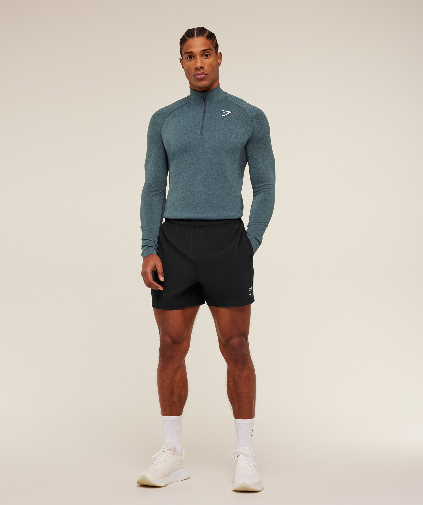 Vital 1/4 Zip - Iron Blue /  Stealth Blue — imagem 6