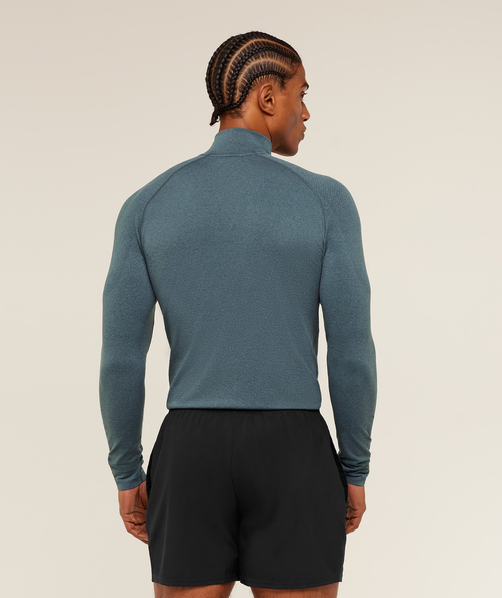 Vital 1/4 Zip - Iron Blue /  Stealth Blue — imagem 2