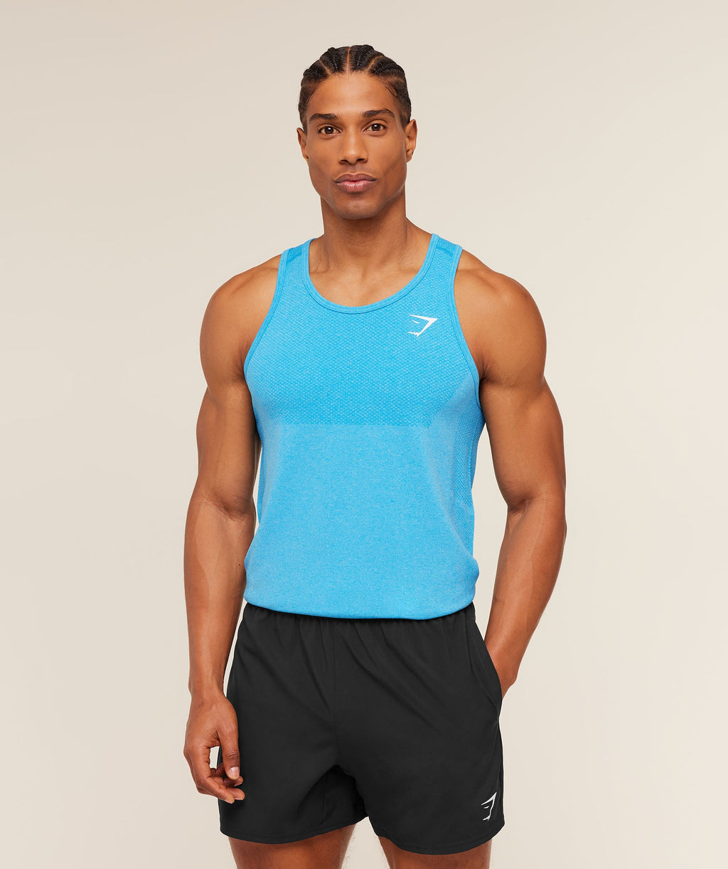Vital Tank - White/Brand Blue — imagem 1