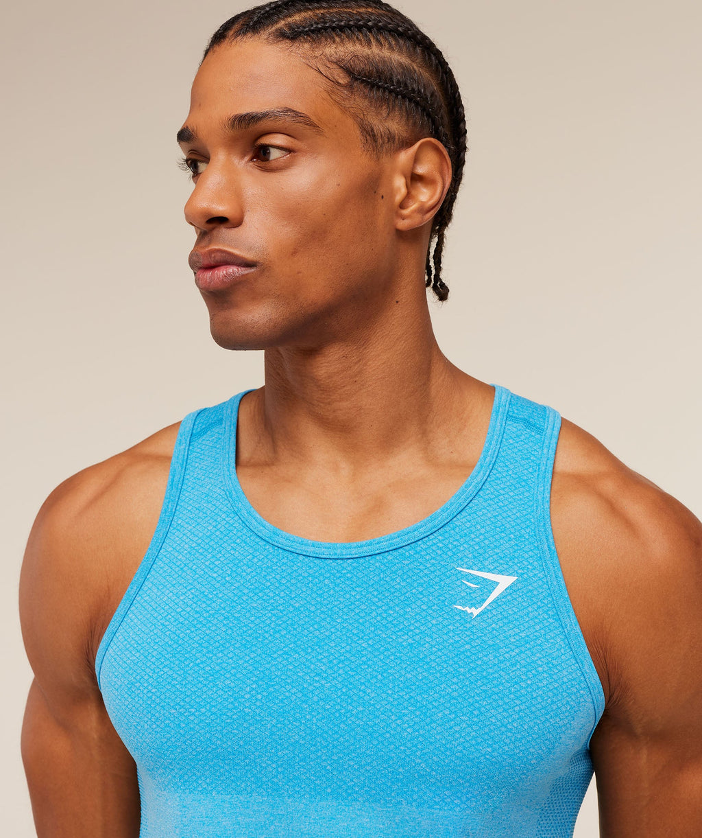 Vital Tank - White/Brand Blue — imagem 6
