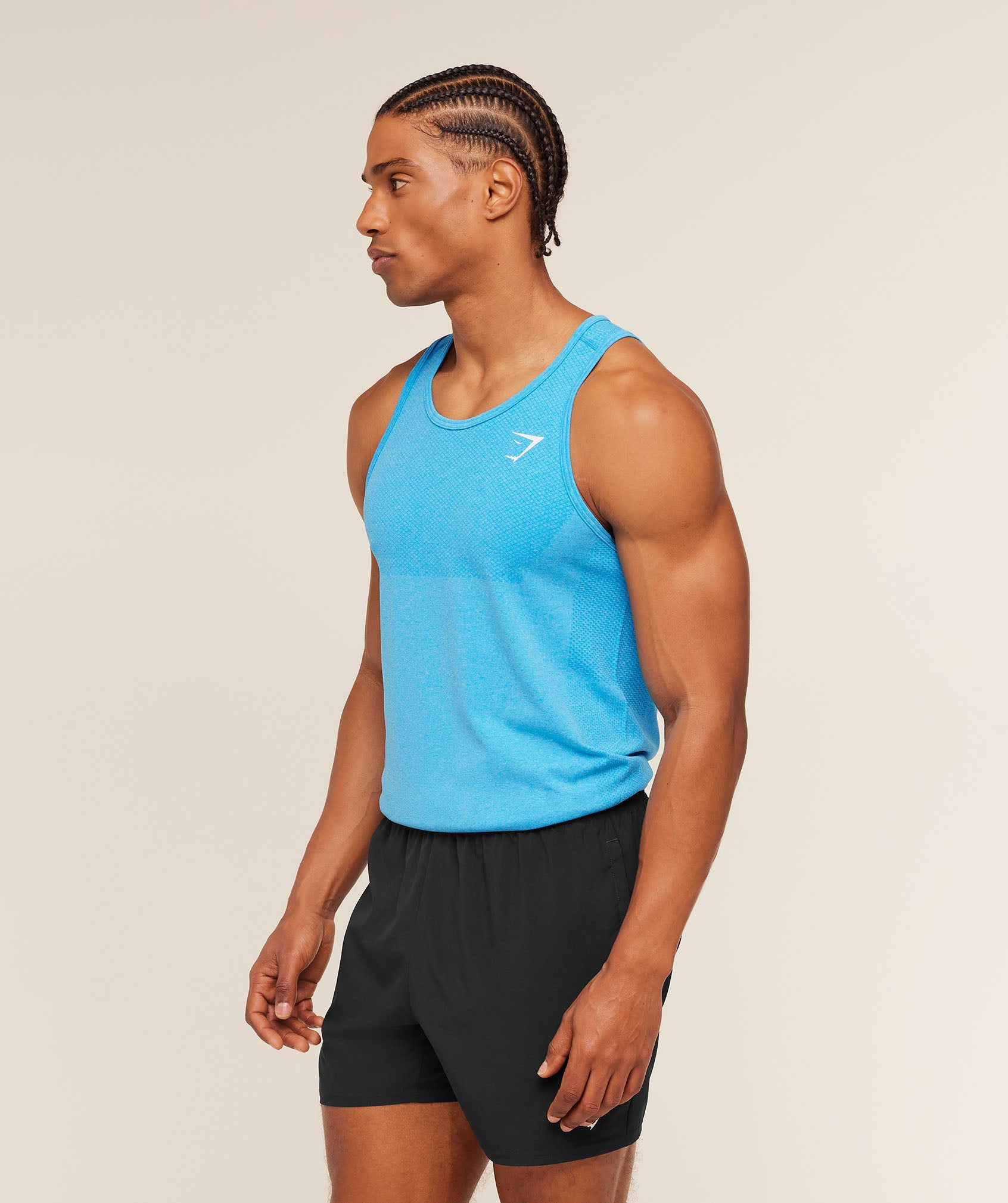 Vital Tank - White/Brand Blue — imagem 3