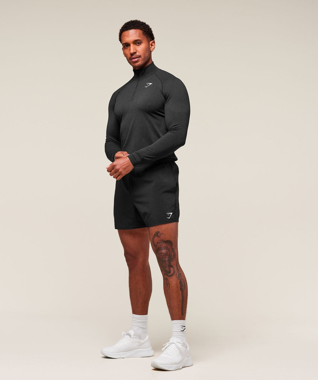 Vital 1/4 Zip - Black/Silhouette Grey — imagem 5