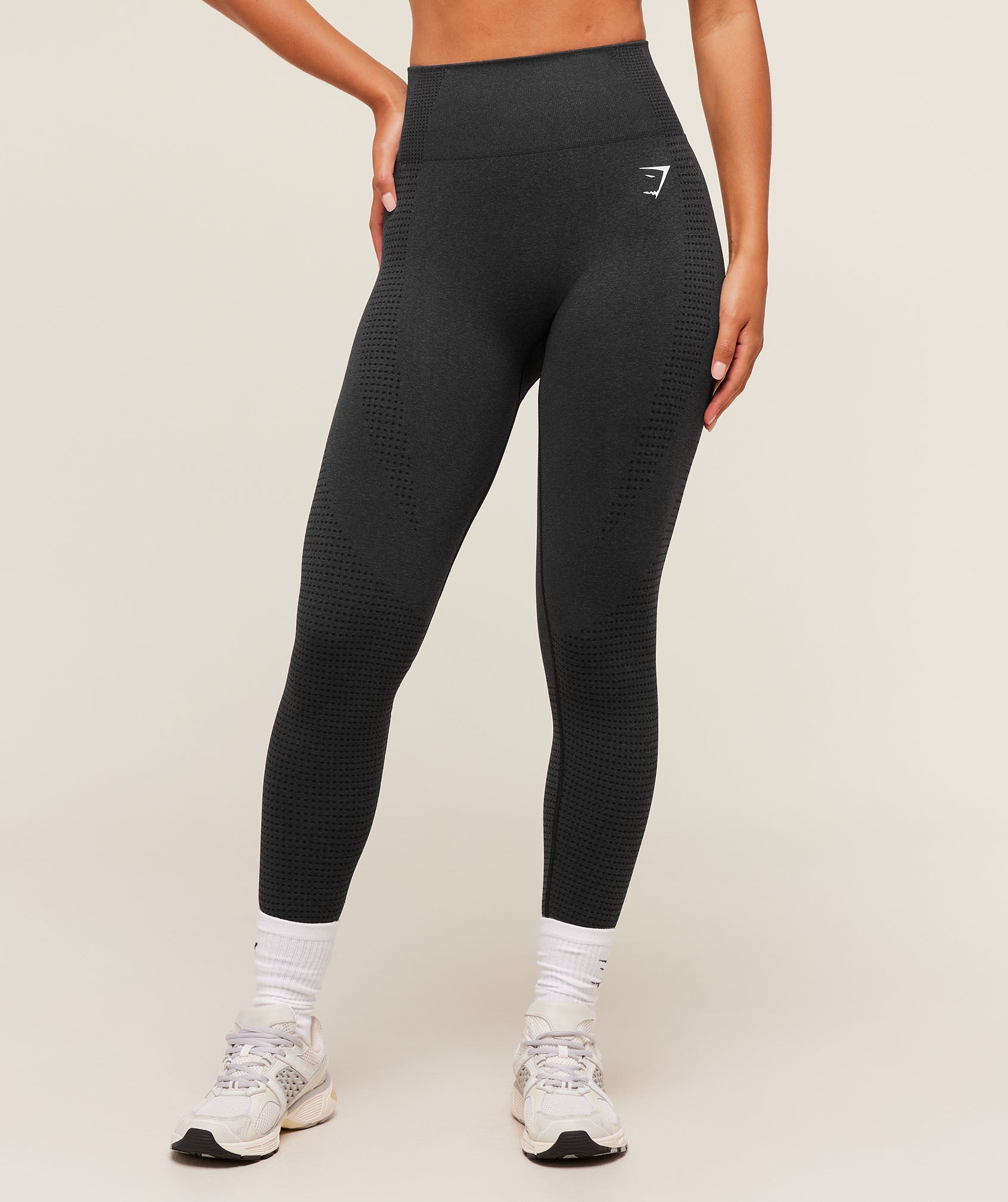 Vital Regular Leggings - Black Marl — imagem 1
