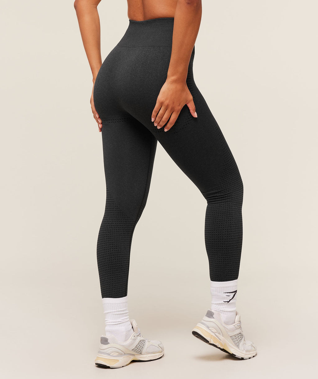 Vital Regular Leggings - Black Marl — imagem 2