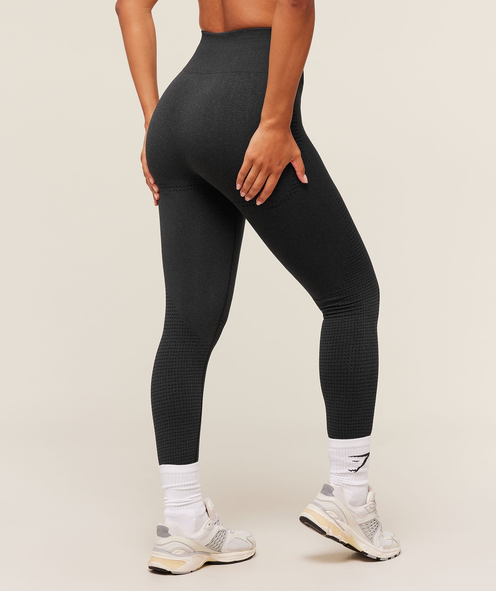 Vital Regular Leggings - Black Marl — imagem 2