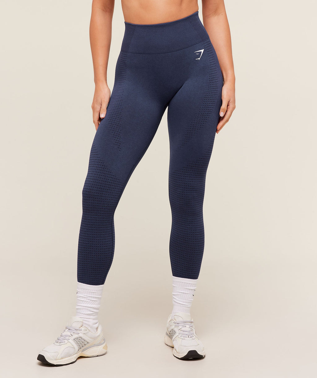 Vital Regular Leggings - Heavy Blue Marl — imagem 1
