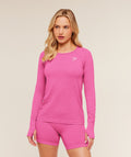 Vital Seamless Light Long Sleeve Top - Super-Set Pink/Marl — imagem 1